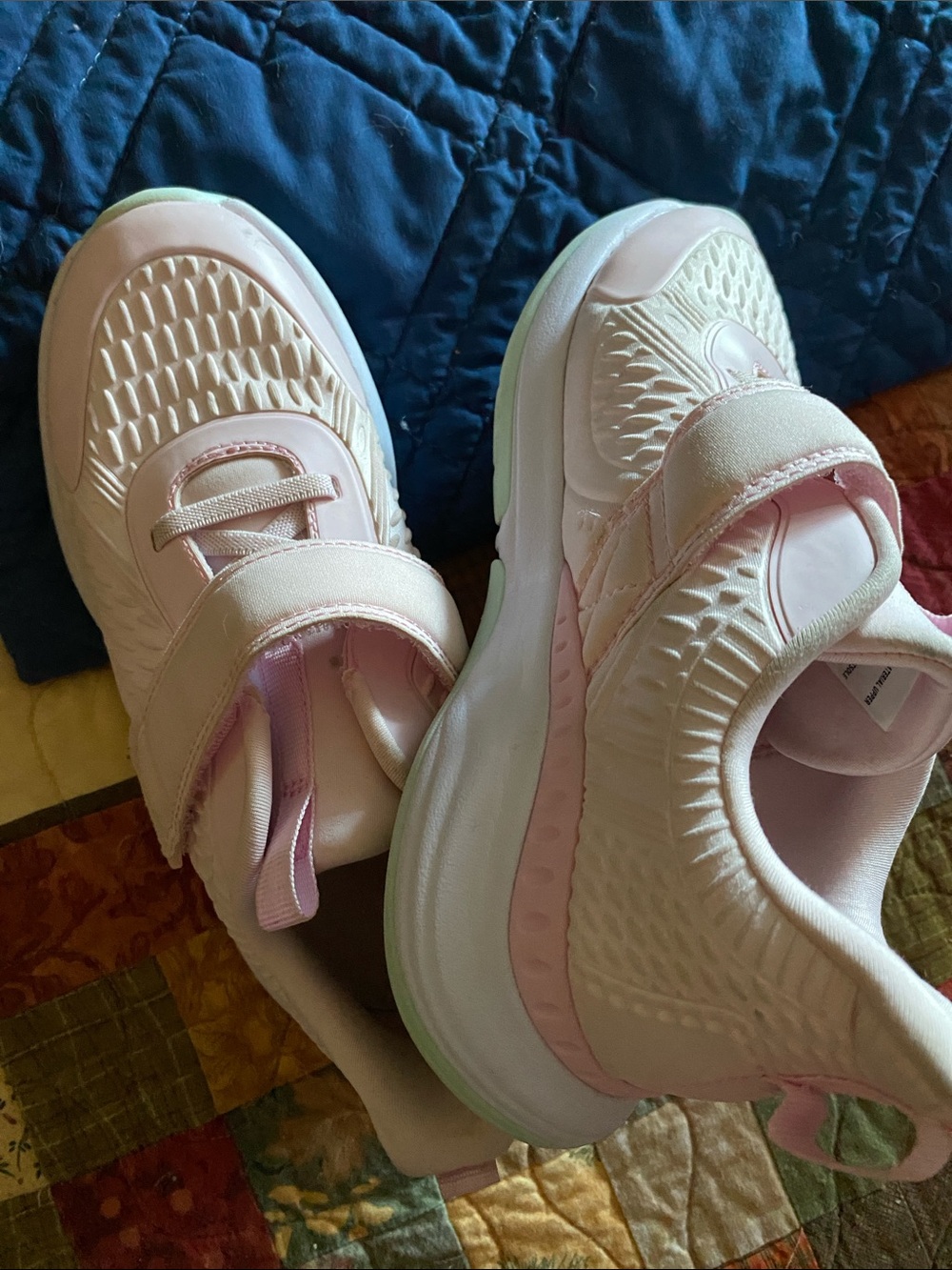 all in motion Girls Light Pink Slip-On Athletic Sneakers